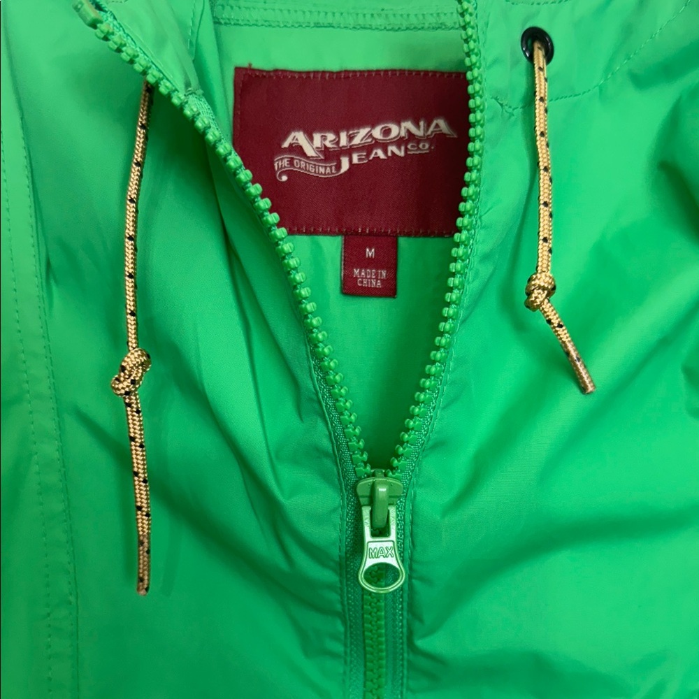 Arizona Jean Company Green Windbreaker - Picture 3 of 4